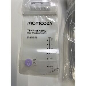 Momcozy Breastmilk Storing Bags, Temp-Sensing Milk Storage Bags 50 Pcs 6 oz